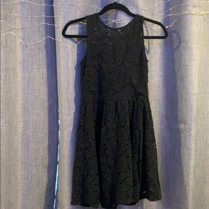 Black lace dress
